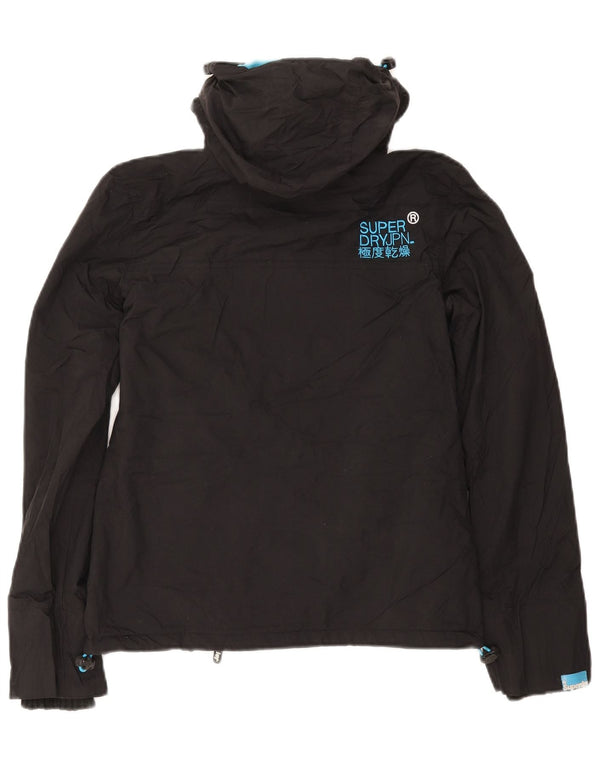 Jachetă Windbreaker cu glugă Superdry pentru bărbați UK 34 XS Nylon negru