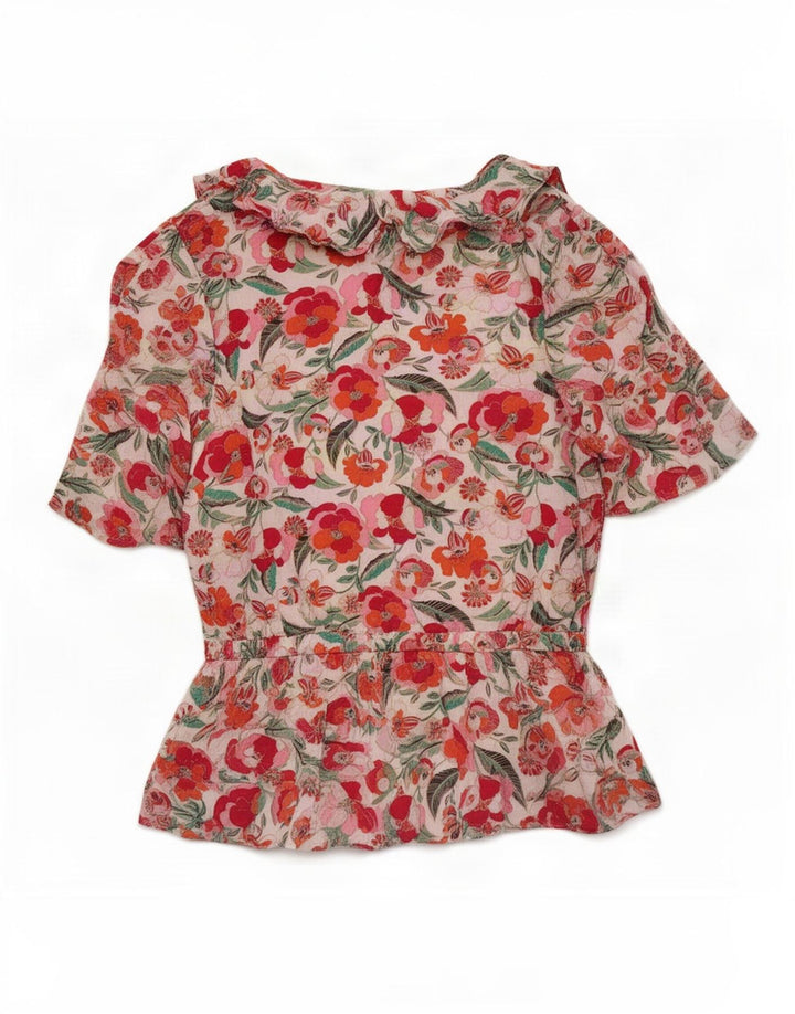 Bluză pentru femei Marks & Spencer, UK 10, mic, multicolor, viscoză florală