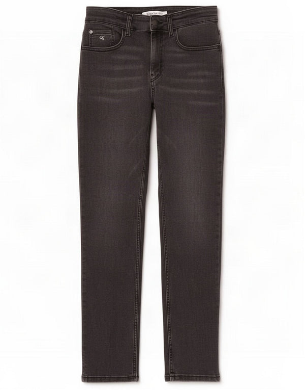 Calvin Klein Womens Slim Jeans UK 14 Medium W30 L30 Grey Bumbac