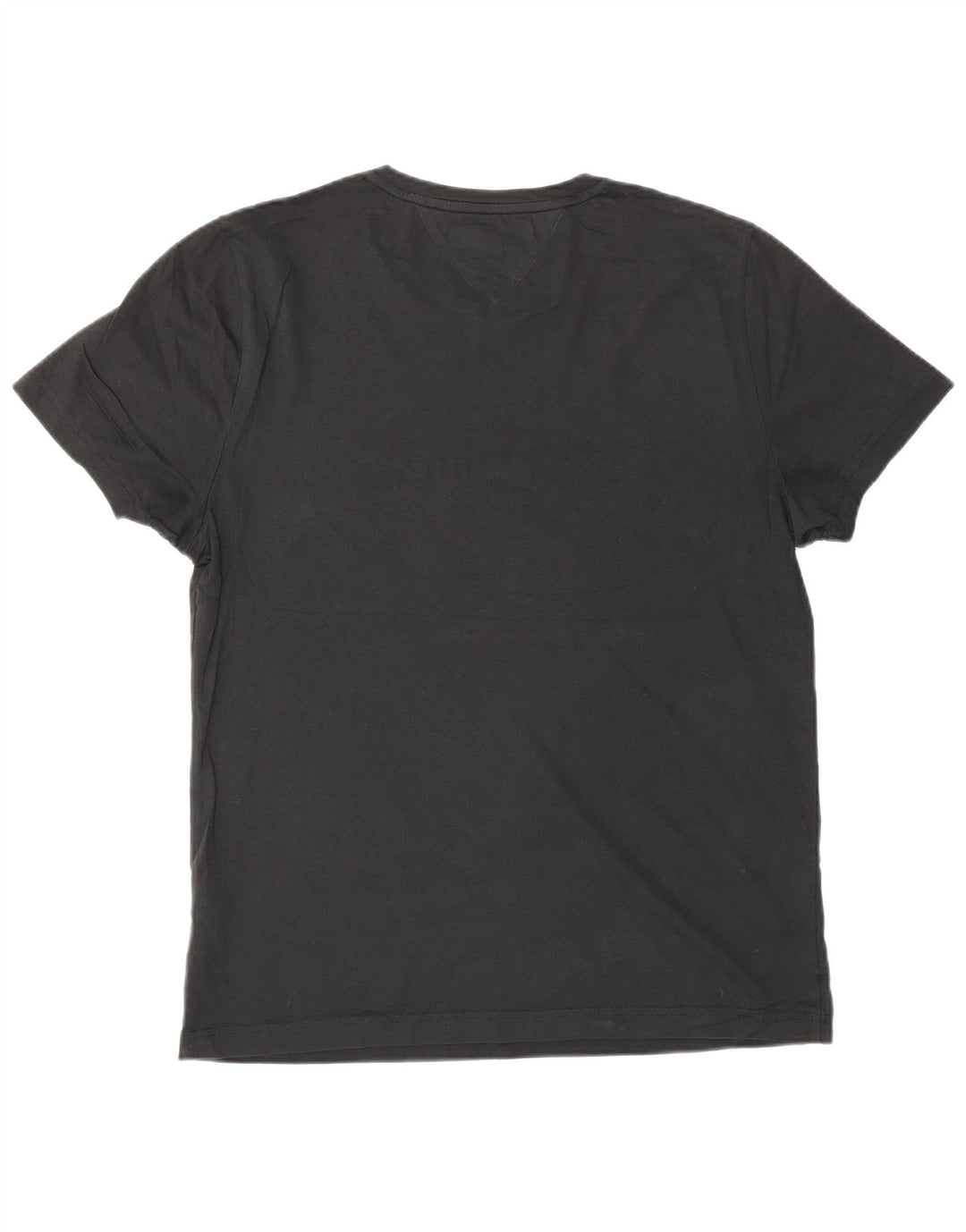 Tricou grafic Tommy Hilfiger pentru bărbați Top mediu din bumbac negru