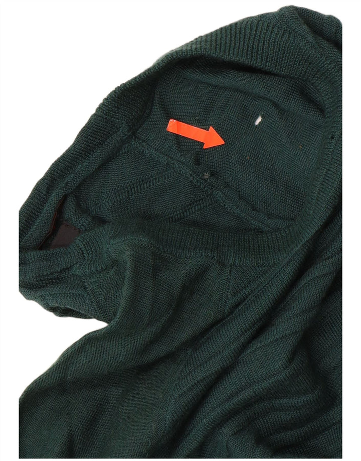 CARRERA Pulover cu gât de barcă pentru femei UK 14 Medium Green Dunge