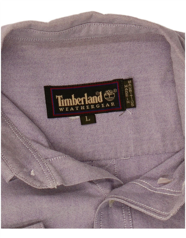Cămașă Timberland Weathergear pentru bărbați, mov mare