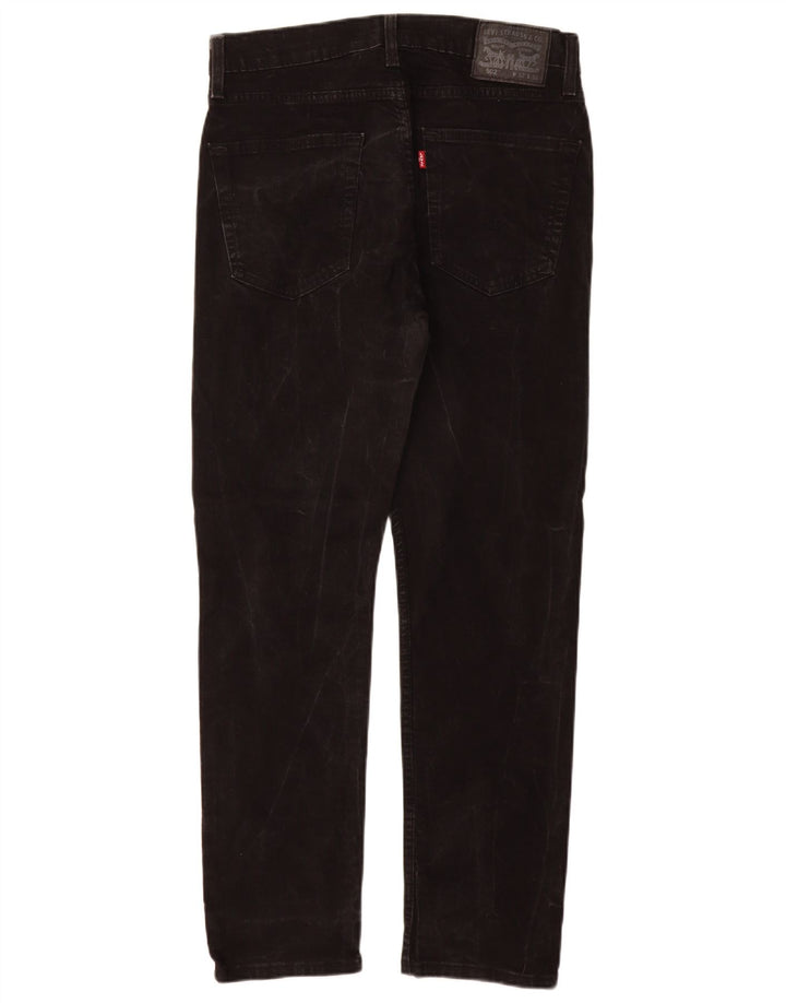 Blugi conici pentru bărbați Levi's 502 W32 L32 bumbac negru