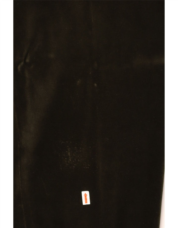 VINTAGE Pantaloni de damă din catifea cu etrier EU 40 Mediu L27 L29 Bumbac verde