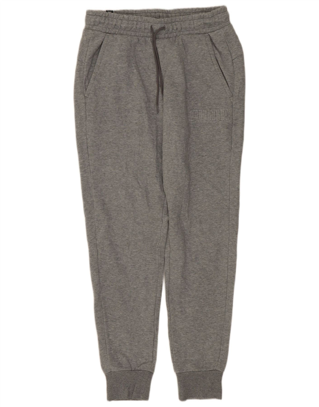 Pantaloni de trening PUMA pentru bărbați Joggeri mici, gri bumbac