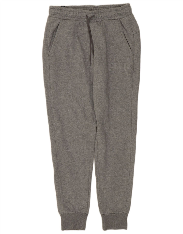 Pantaloni de trening PUMA pentru bărbați Joggeri mici, gri bumbac