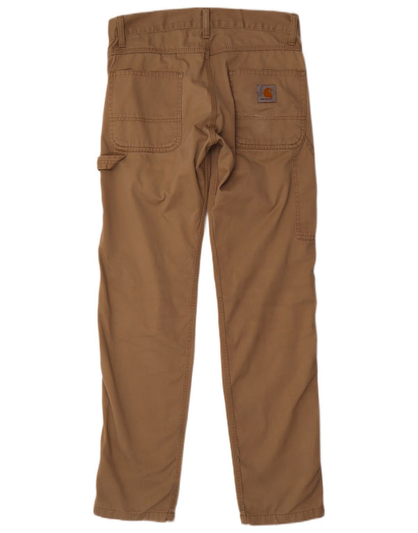 CARHARTT Pantaloni Cargo Drepți Bărbați W29 L32 Kaki Poliester
