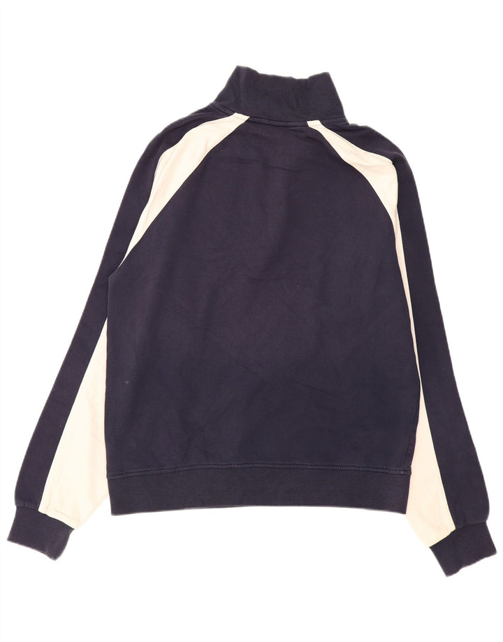 Hanorac pentru bărbați FILA, cu fermoar, cu gât, jumper mediu albastru bleumarin