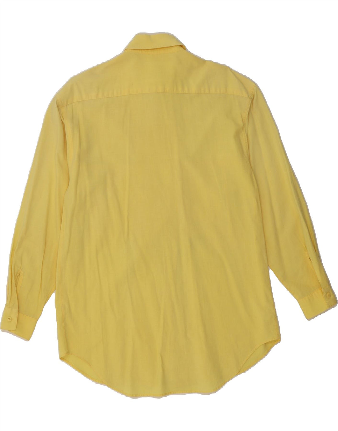 VINTAGE Womens Oversized Shirt EU 36 Small Yellow Cotton Vintage Vintage and Second-Hand Vintage from Messina Hembry 