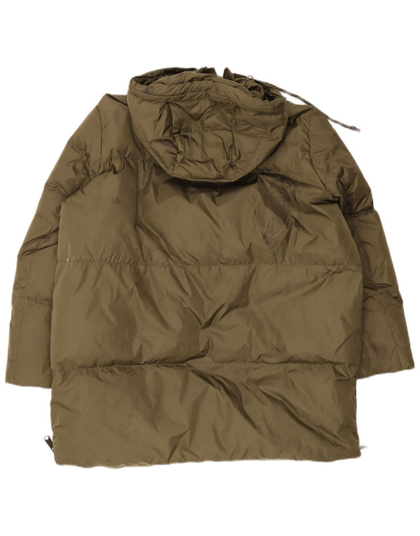 Jachetă căptușită cu glugă pentru bărbați Zara UK 36 Small Khaki Classic