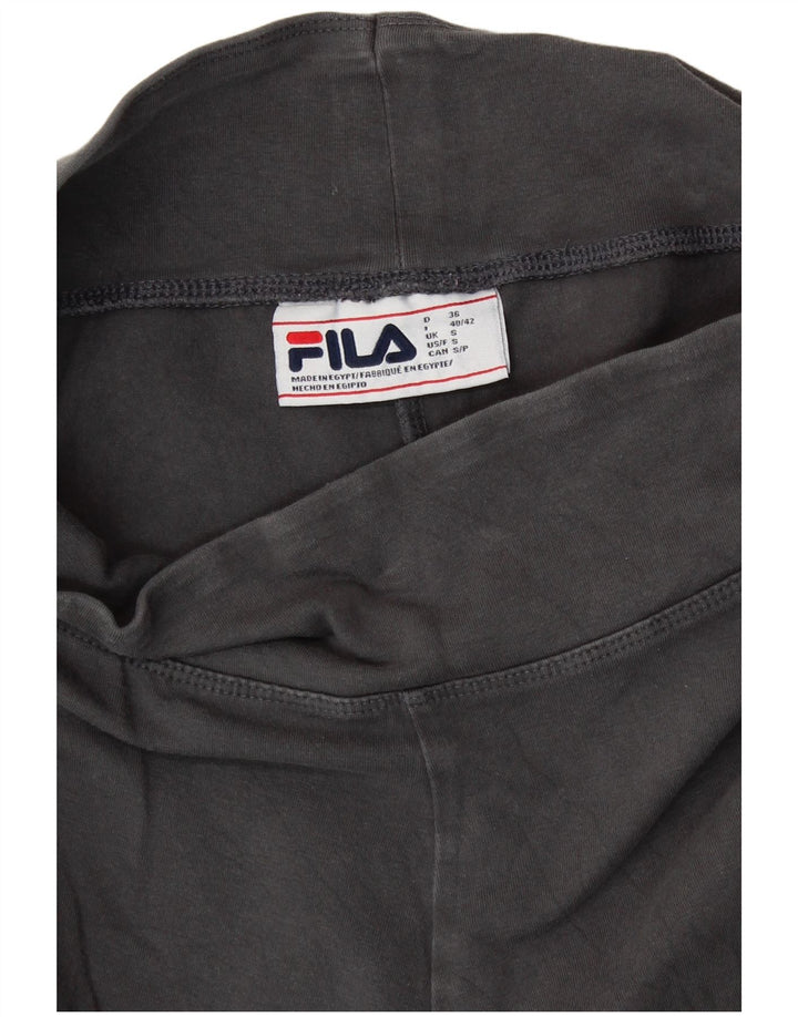 Leggings cu grafic pentru femei Fila UK 10, bumbac gri mic