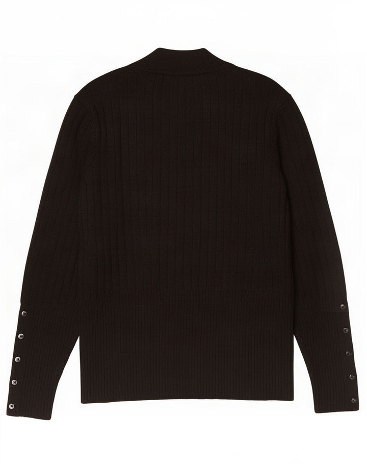 Pulover cu gât țestoasă pentru femei Marks & Spencer UK 14 Medium Negru