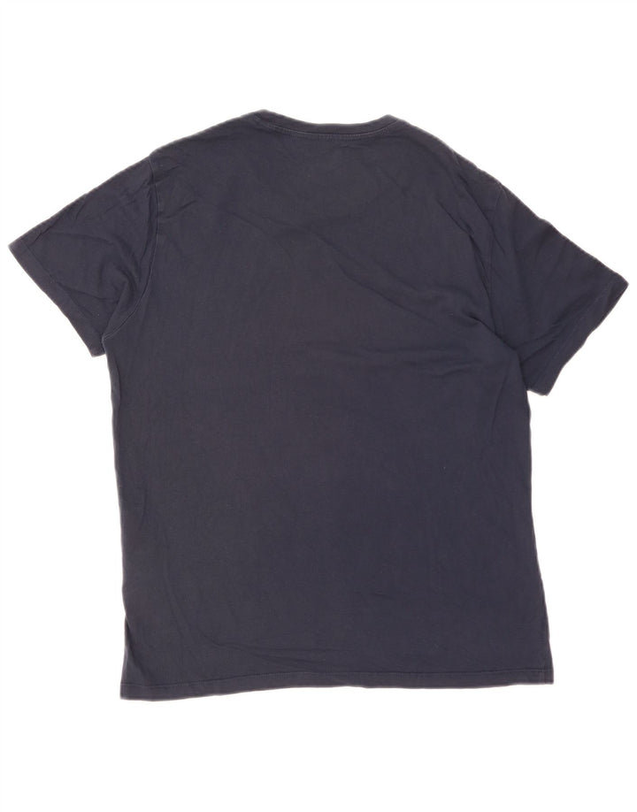 Tricou grafic pentru bărbați Levi's Top mediu din bumbac bleumarin