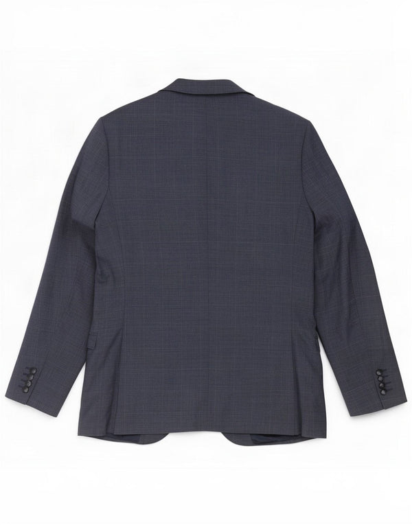 Marks & Spencer Jachetă pentru bărbați, slim, cu 1 buton, Marea Britanie 40, mare, albastru, check