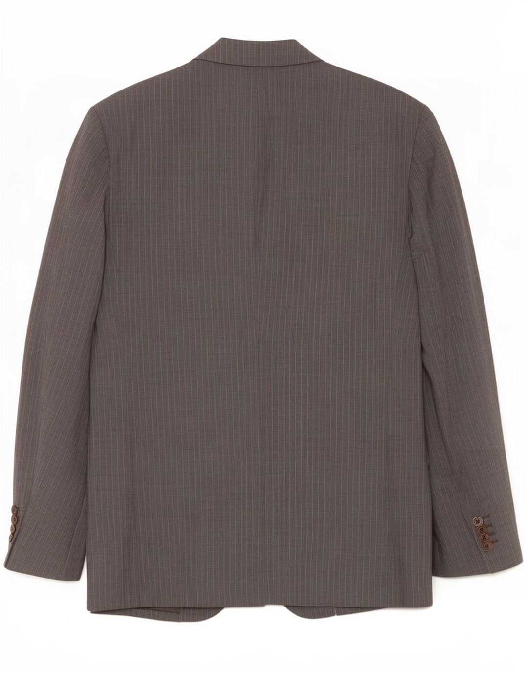 Massimo Dutti Jachetă pentru bărbați cu 2 nasturi UE 58 2XL Lână cu dungi gri