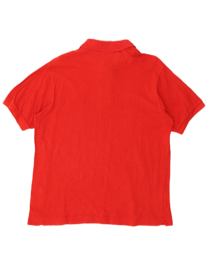 Tricou polo pentru bărbați Lacoste Mărimea 5 mare roșu