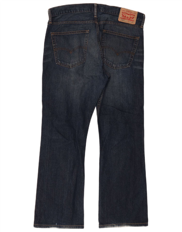 Blugi pentru bărbați Levi's 527 Bootcut W34 L30 bumbac bleumarin