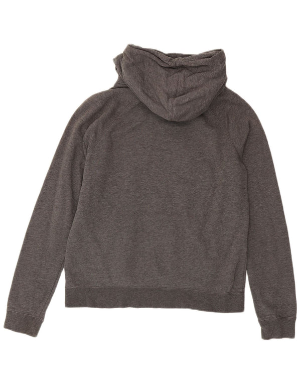 Pulover Nike pentru damă cu hanoră grafică UK 14, bumbac cu pete gri mediu