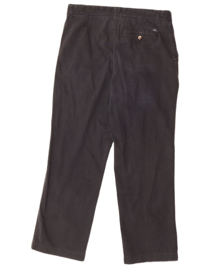 Pantaloni chino obișnuiți pentru bărbați Marks & Spencer L34 L29 Bumbac bleumarin