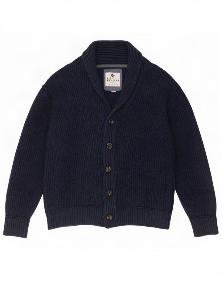 Pulover cardigan pentru bărbați Fat Face 2XL bumbac bleumarin