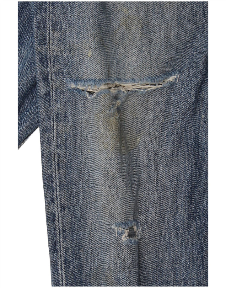Blugi Carhartt pentru femei Texas distressed slim W30 L32 bumbac albastru