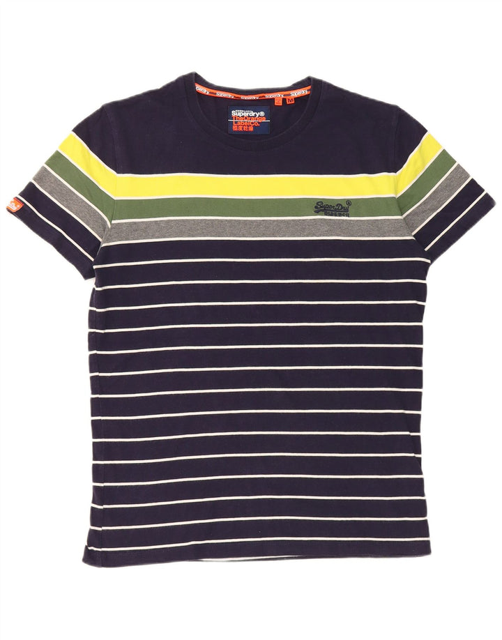 Tricou Bărbați Superdry Top Mediu Bleumarin Bumbac Colorblock