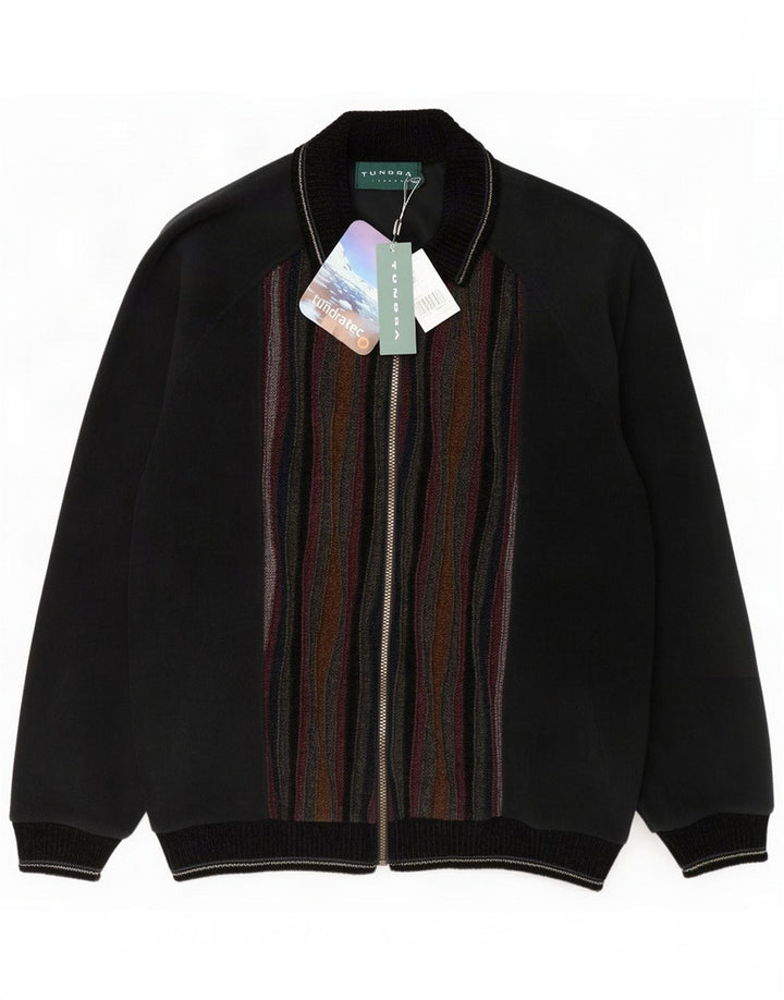 Jachetă fleece pentru bărbați Tundra UK 40 Poliester mare cu dungi negre
