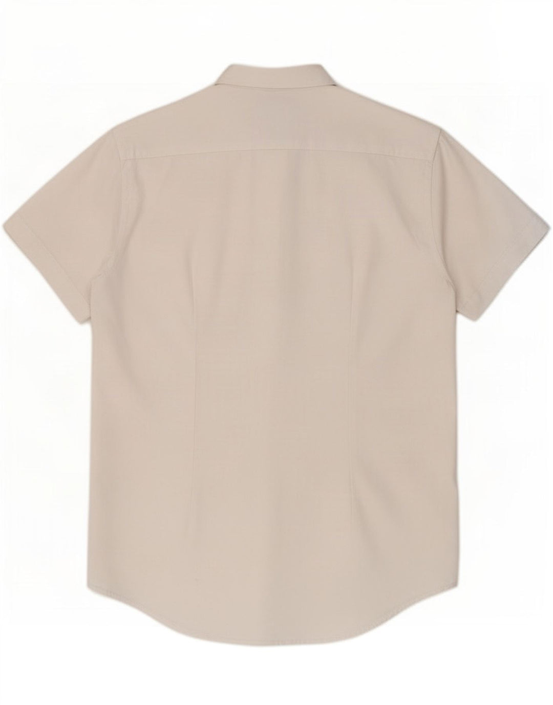 Cămașă Slim Fit cu mânecă scurtă pentru bărbați Zara, alb mediu