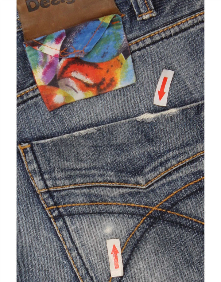 Blugi Desigual Bărbați Drepți W30 L33 Bumbac Albastru