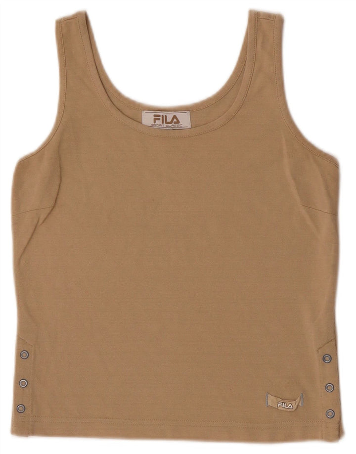 Top Vest Crop Femei Fila UK 8 Small Maro