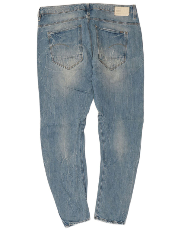Blugi slim pentru femei G-Star Distressed W28 L27 Bumbac albastru