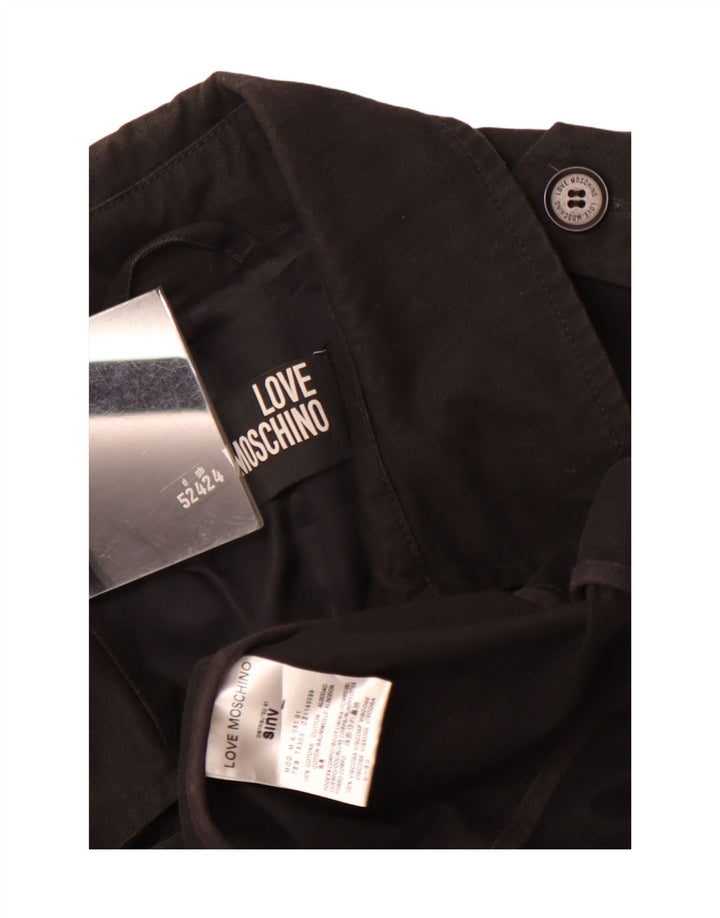 Palton Moschino pentru bărbați UK 42 XL bumbac negru