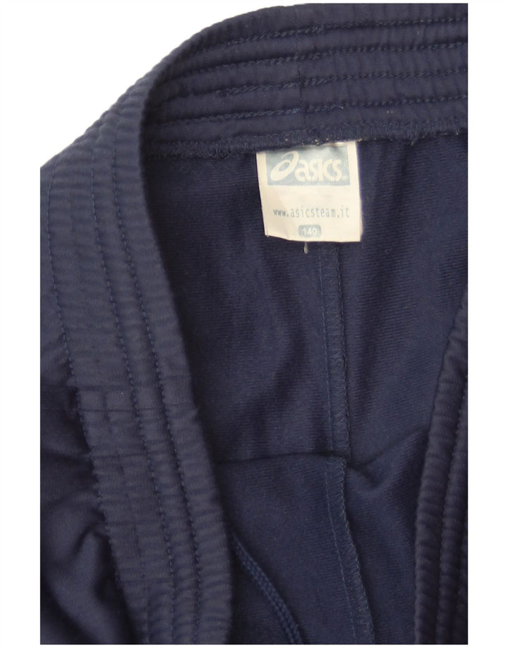 Pantaloni de trening Asics pentru baieti 9-10 ani poliester bleumarin