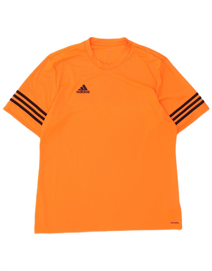 Tricou Adidas Climalite Top XL Portocaliu Poliester
