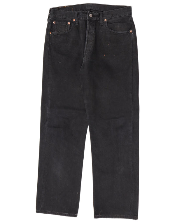 Blugi 501 drepti pentru bărbați Levi's W34 L29 Bumbac bleumarin