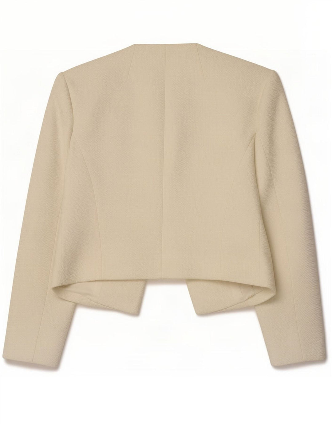 Jachetă Bolero Hobbs pentru femei cu mâneci 3/4 deschise UK 8, poliester alb mic