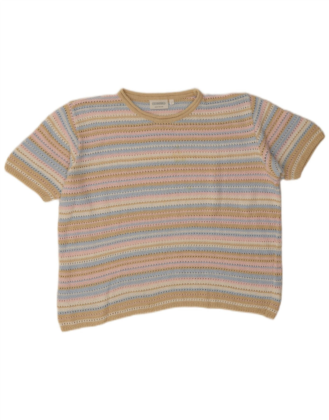 Pulover pentru damă Canda cu decolteu triplu supradimensionat UK 16 mare, multicolor