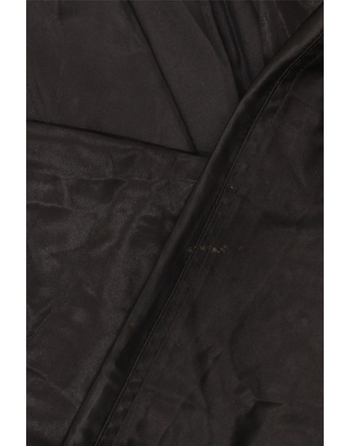 Jachetă bomber pentru femei Colette Wolfgang Kaiser UK 10 Small Black Viscose