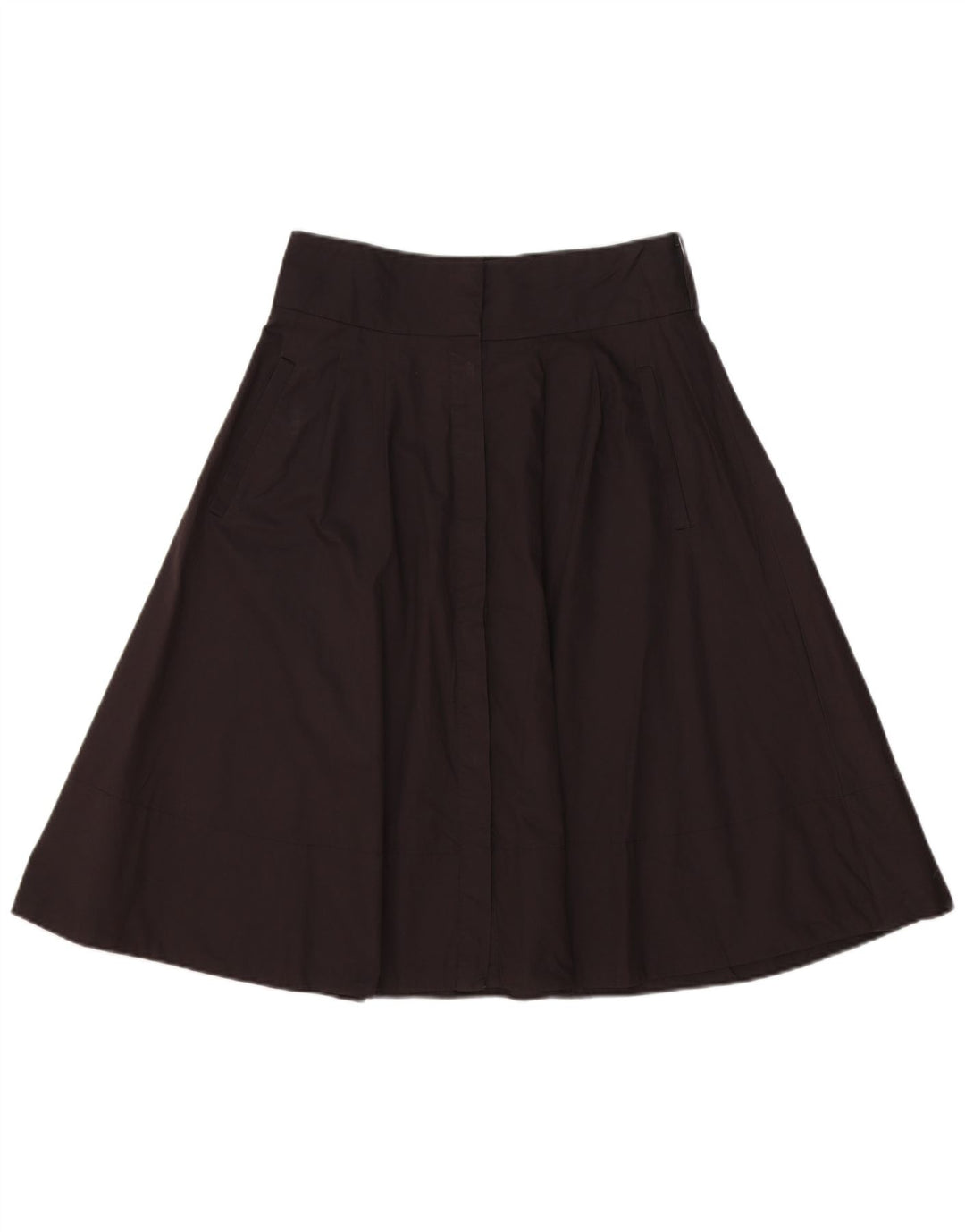 ZARA Womens A-Line Skirt Medium W30 Black Cotton
