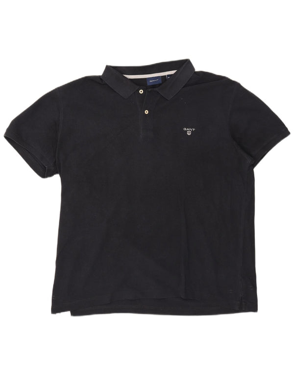 Tricou polo pentru bărbați Gant 3XL bleumarin