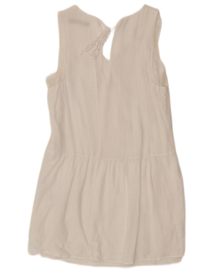 Rochie fără mâneci pentru femei Zara UK 10, in alb, mic
