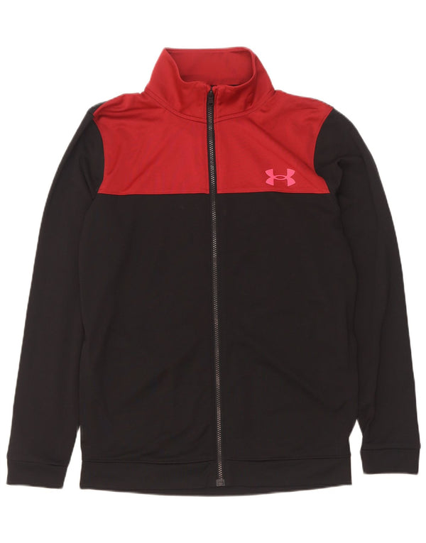 Jachetă de top pentru trening Under Armour pentru bărbați, neagră, mică