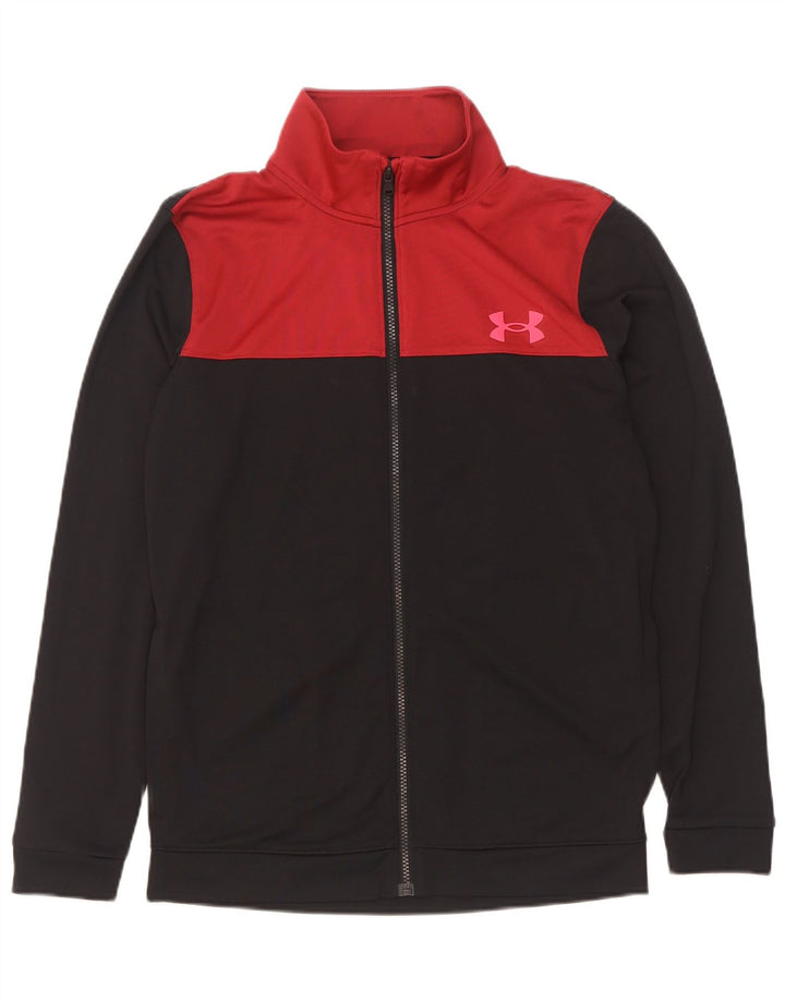 Jachetă de top pentru trening Under Armour pentru bărbați, neagră, mică