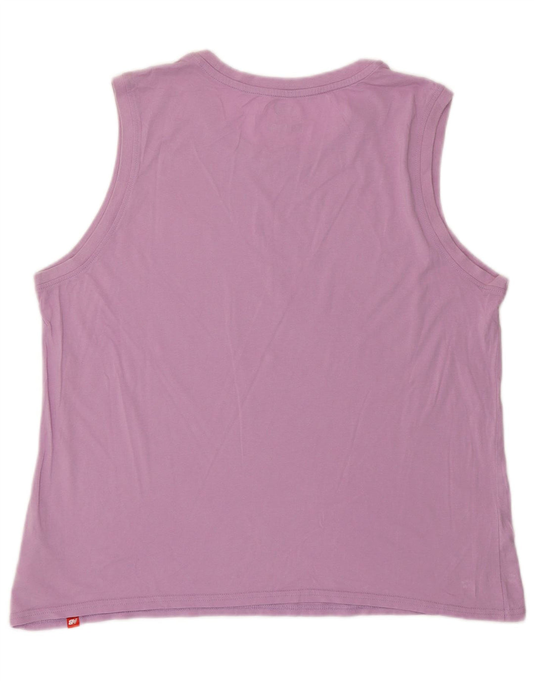 NEW BALANCE Womens Graphic Vest Top UK 18 XL Purple Modal
