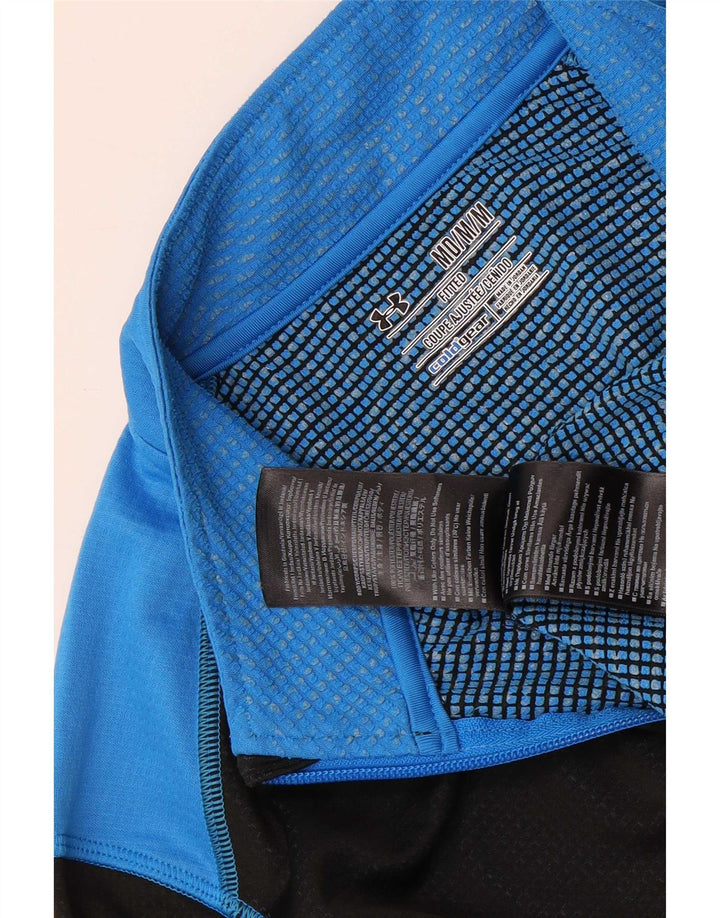 Top de trening Under Armour Cold Gear Graphic Pulover pentru bărbați, mediu negru