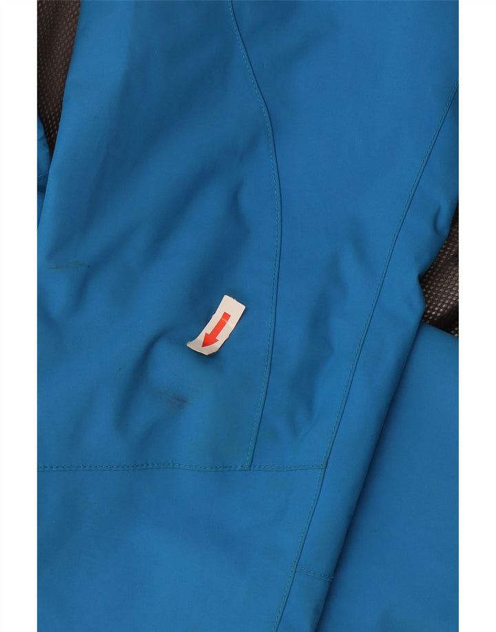 Jack Wolfskin Jachetă de ploaie cu glugă pentru femei UK 10 Small Blue Poliamidă