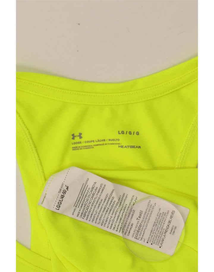 Vesta grafică pentru bărbați UNDER ARMOUR Heat Gear, mare, verde, poliester