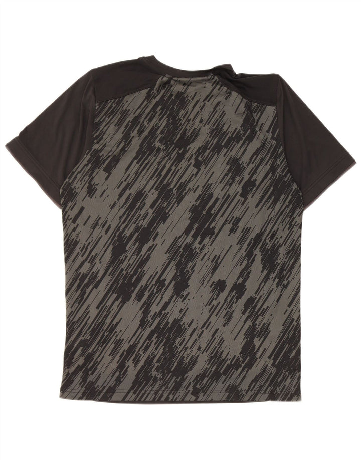 Tricou Nike pentru bărbați Dri Fit Top Mediu Negru Poliester Geometric