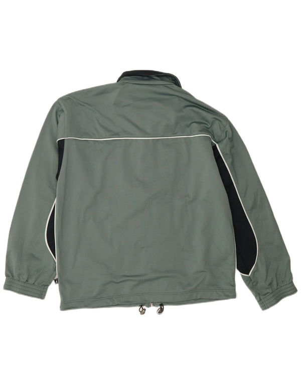 Jachetă de trening pentru bărbați Diadora IT 48 Medium Green Colorblock Poliester