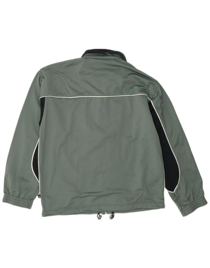 Jachetă de trening pentru bărbați Diadora IT 48 Medium Green Colorblock Poliester